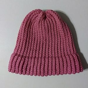 Handknitted  Pink Beanie